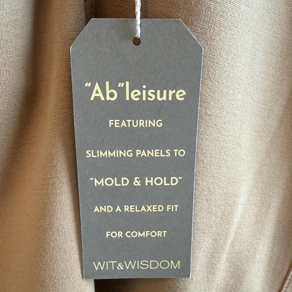 NWT Wit & Wisdom Drawstring Knit Pants - Picture 3 of 11